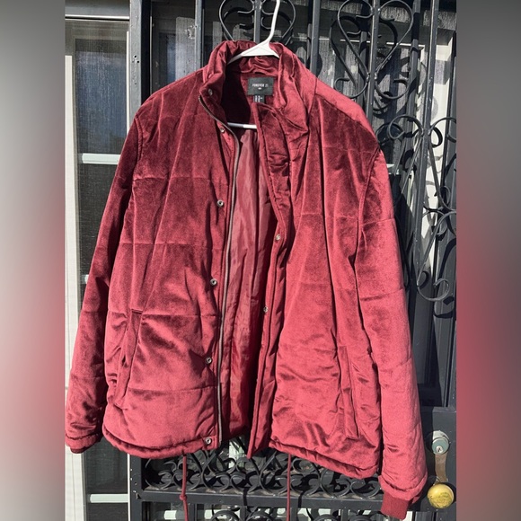 Velour Bubble Coat - Picture 3 of 6